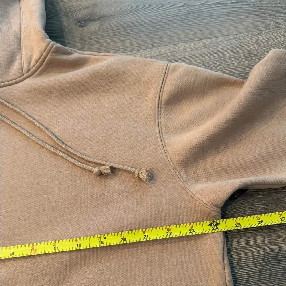Nike Sportswear Phoenix Fleece Oversized Hoodie Sweatshirt Tan Center Swoosh